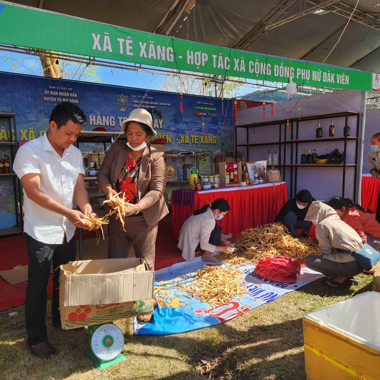 Phiên chợ Sâm Ngọc Linh, các dược liệu khác gắn với du lịch lần 2 huyện Tu Mơ Rông: Thu hút hơn 7.000 lượt người