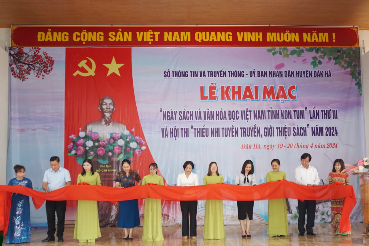 Khai mạc Ngày sách và Văn hóa đọc Việt Nam tỉnh Kon Tum lần thứ III năm 2024